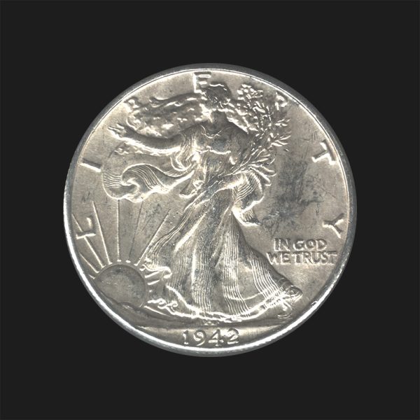 1942 $0.50 Walking Liberty Half Dollar MS64 / BU Coin