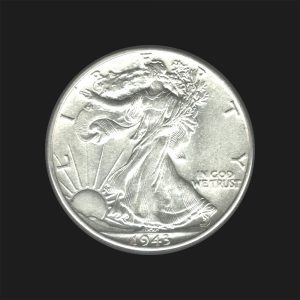 1943 $0.50 Walking Liberty Half Dollar MS66 / BU Coin