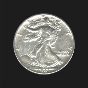 1943 $0.50 Walking Liberty Half Dollar MS67 / UNC Coin