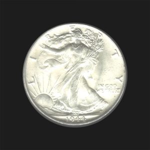 1944 $0.50 Walking Liberty Half Dollar MS66 / BU Coin