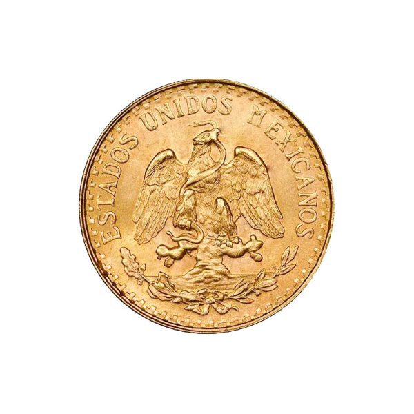 1945 $2 Pesos Mexico Gold UNC Coin