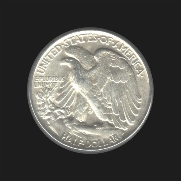 1945 $0.50 Walking Liberty Half Dollar MS67 / BU Coin