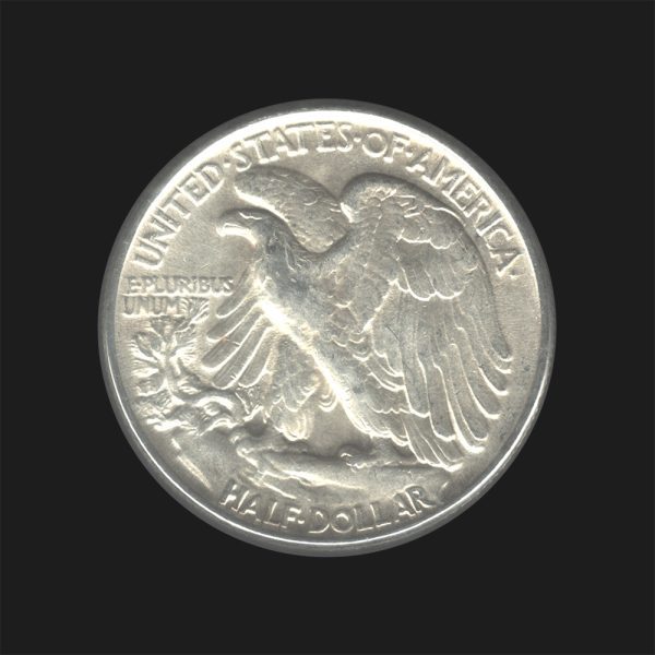 1945 $0.50 Walking Liberty Half Dollar MS66 / BU Coin