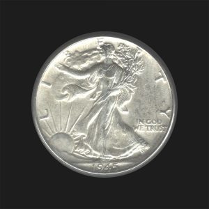 1945 $0.50 Walking Liberty Half Dollar MS66 / BU Coin
