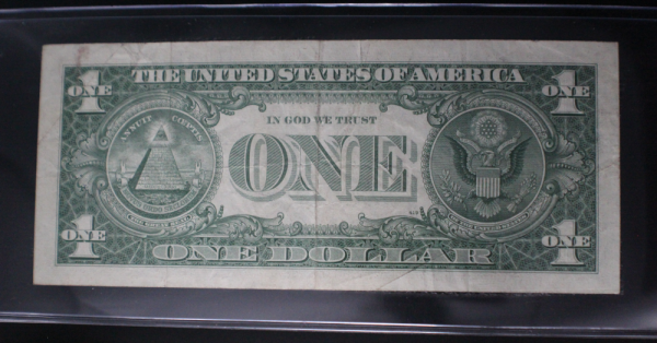 1957 A $1 Star Silver Certificate Fine G. Washington Note