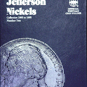 Jefferson Nickels 1962-1995 Whitman - Folder to hold or display your coins!