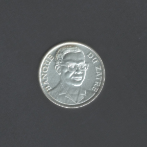 1975 Conservation 2.5 Zaires Mountain Gorillas Silver Proof UNC Zaire Coin