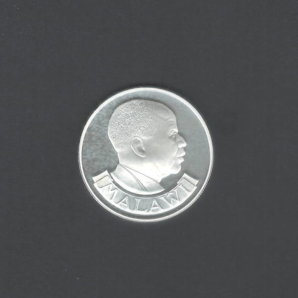 1978 Created for the Conservation of Wildlife 5 Kwacha MALAWI ZEBRA Silver BU Proof - 35 gm / Over 1 Troy oz Coin