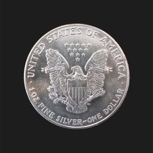 1986 American Silver Eagle Dollar MS64 / BU 31.103 gm / 1 Troy oz Coin