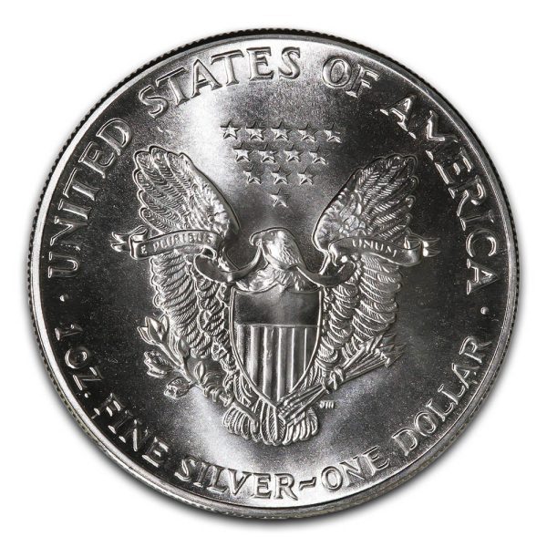 1986 American Silver Eagle Dollar MS67 / BU 31.103 gm / 1 Troy oz Coin