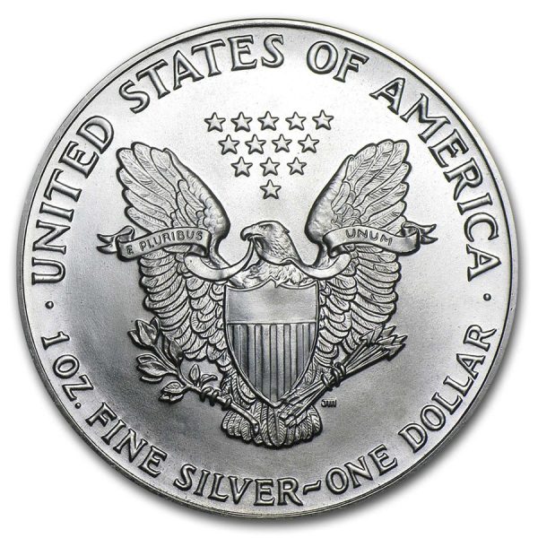 1988 $1 American Silver Eagle Dollar MS68 / BU Coin