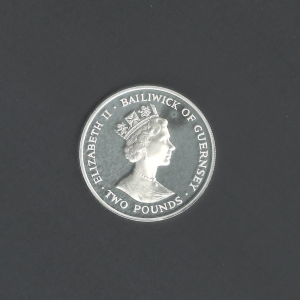 1993 Coronation Anniversary Royal Mint £2 Queen Elizabeth II Silver BU Proof Rare Coin!