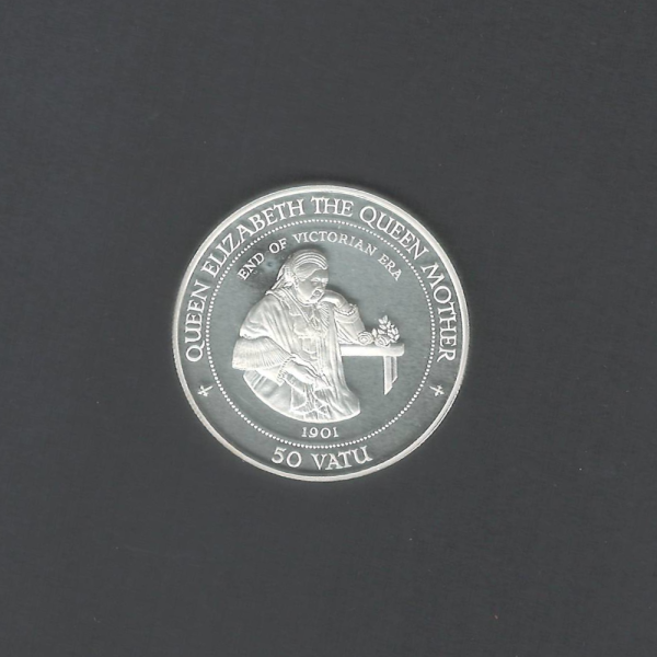1994 50 Vatu End of the Victorian Era in 1901 Proof UNC Coin