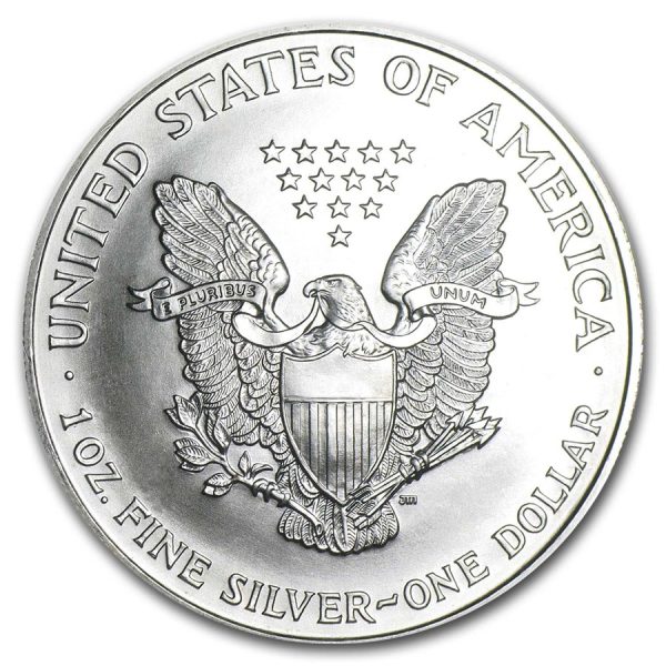 1995 $1 American Silver Eagle Dollar MS70 / BU Coin