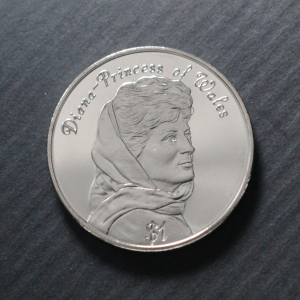 1998 Niue $1 Diana, Princess of Wales Copper-Nickel BU Coin