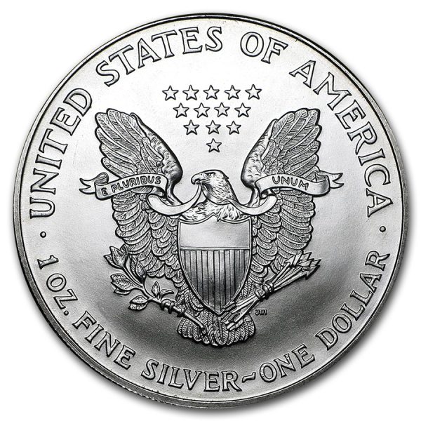 1999 $1 American Silver Eagle Dollar MS69 / BU Coin
