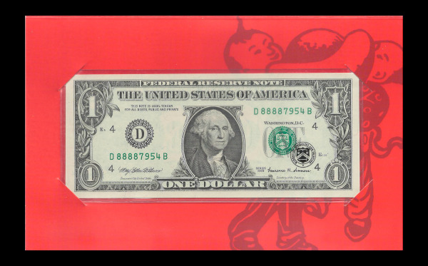 1999 $1 Federal Reserve GEM UNC Note