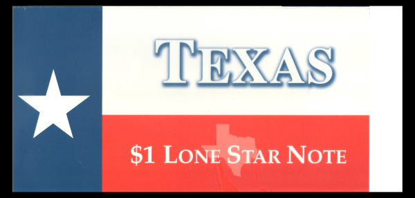 2001 Special "Lone Star" Fort Worth Dallas TX $1 Federal Reserve Star Crisp UNC Note