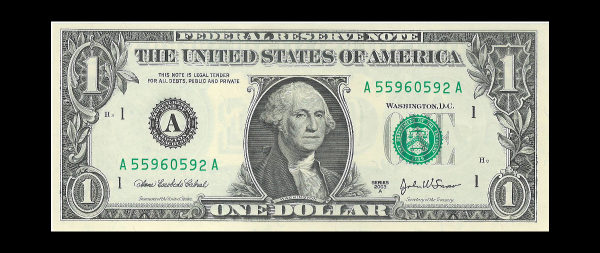 2003 A $1 Federal Reserve Note Crisp UNC G. Washington Note