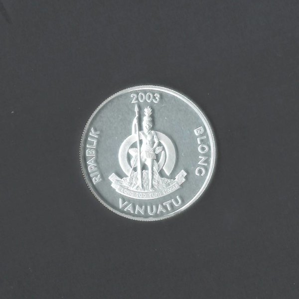 2003 Rare Commemorative 50 Vatu Vanuatu 2004 Olympics Proof UNC Coin