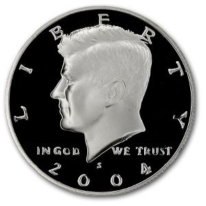 2004 $0.50 Kennedy MS70 / BU Coin