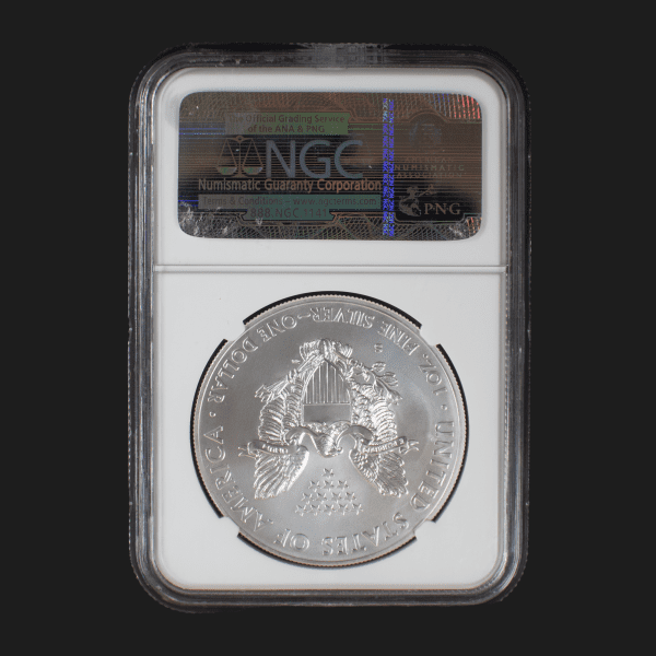 2011 S $1 American Silver Eagle Dollar MS70 Slab