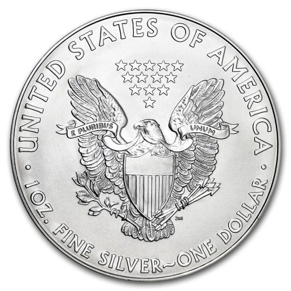 2012 Type 1 $1 American Silver Eagle Dollar MS70 / BU Coin