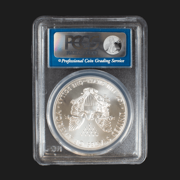 2012 W $1 American Silver Eagle Dollar MS70 Slab