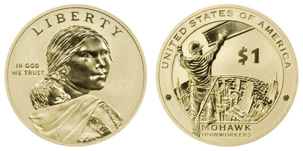 2015 W $1 Native American Dollar / Sacagawea Certified EU 70 / Enhanced Finish! Coin