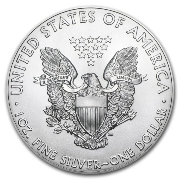 2015 $1 American Silver Eagle Dollar MS64 / BU Coin