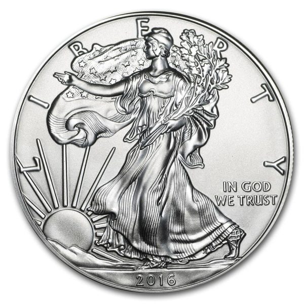 2016 $1 American Silver Eagle Dollar MS70 / BU This is a Real Nice Flawless Coin!