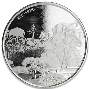 2018 $1 Fiji Kiyomori Samurai Silver BU Proof Coin