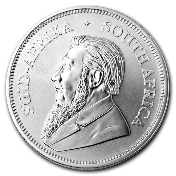 2018 1 Rand Springbok Antelope Krugerrand Silver BU Coin