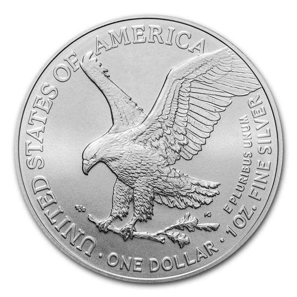 2021 Type 2 $1 American Silver Eagle Dollar MS70 / BU