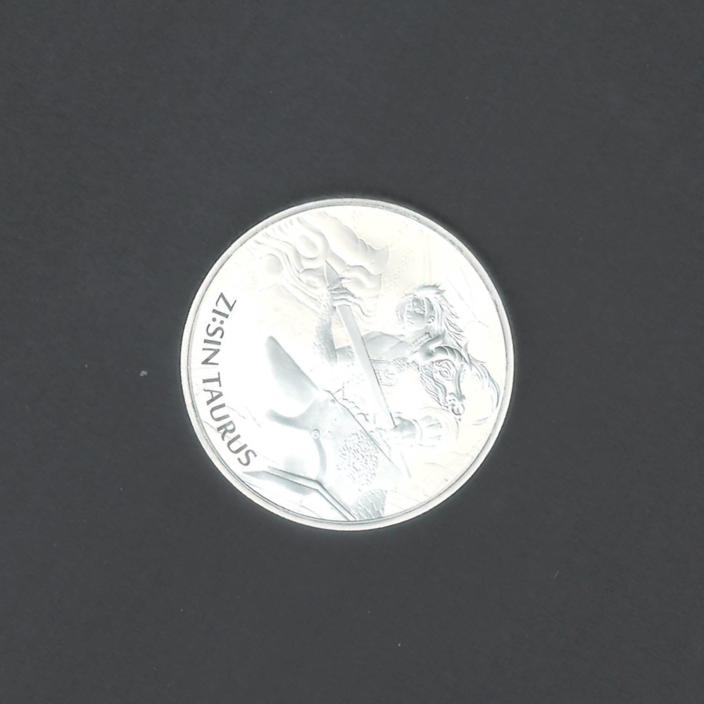 2021 1 Clay Zi:Sin Taurus Silver Proof .999 Coin