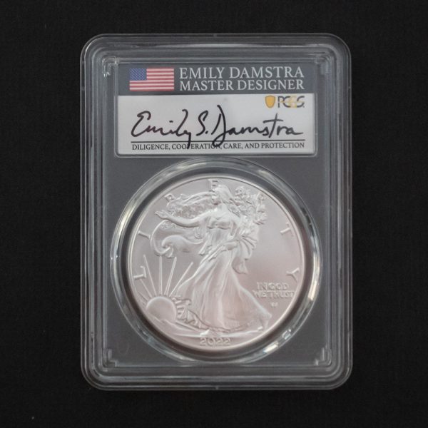 2022 $1 American Silver Eagle Dollar First Strike! MS70 Certified Slab