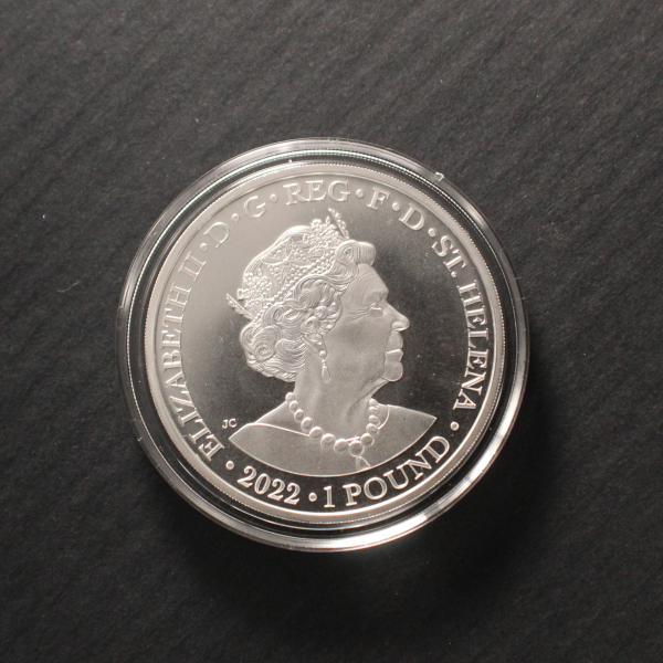 2022 £1 Goddess Hera and the Peacock Silver BU Coin