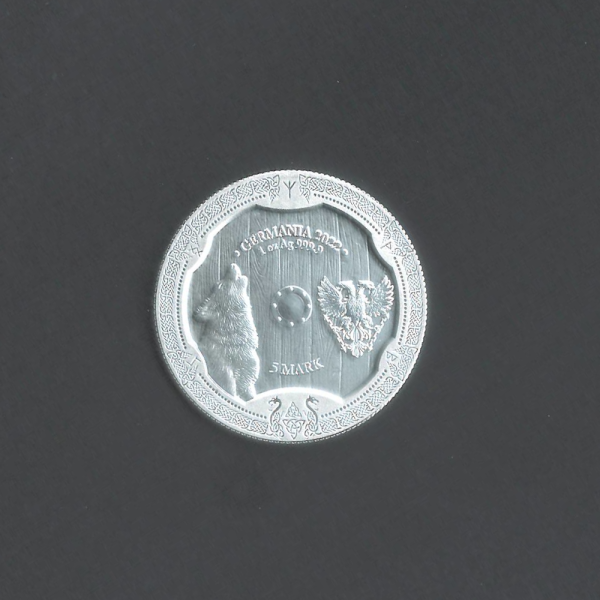 2022 Valkyries 5 Mark Hildegard Silver BU .9999 Coin