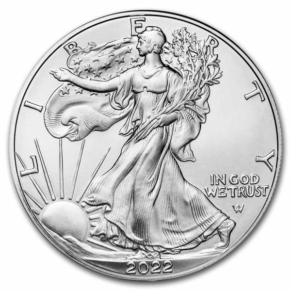 2022 $1 American Silver Eagle Dollar MS70 / BU We look at these MS70 coins with a 30x magnifying glass and these are perfect!