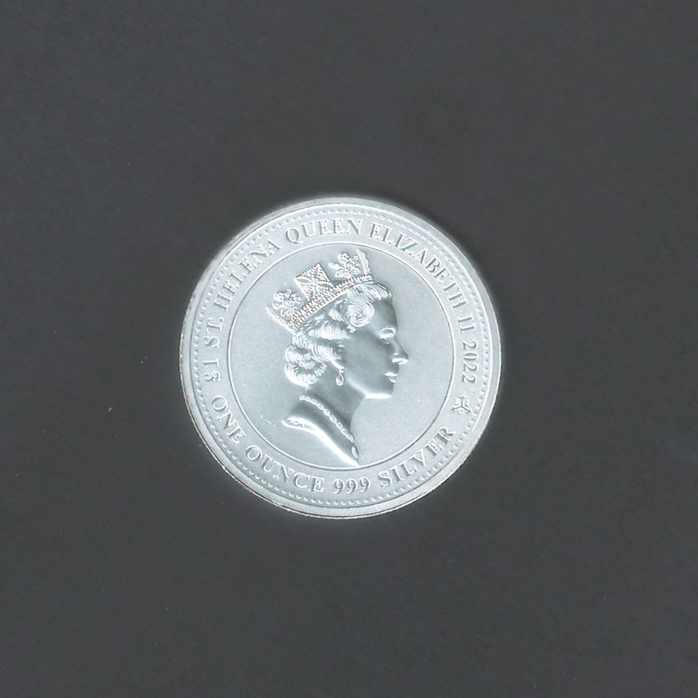 2022 £1 Pegasus Winged Horse Silver BU Proof 31.103 gm / 1 Troy oz Coin