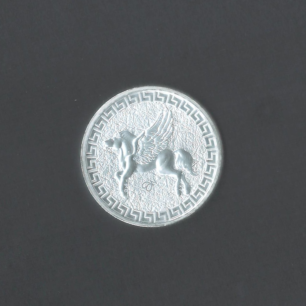 2022 £1 Pegasus Winged Horse Silver BU Proof 31.103 gm / 1 Troy oz Coin