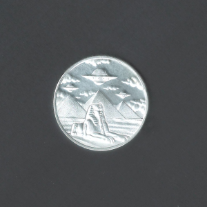 2023 UFOs Over the Pyramids Silver Proof .999 1 Troy oz Round