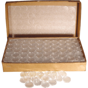250 Coin Capsules 40.6 mm - Clear For American Silver Eagle or other 40.6 mm Coins One Box of 250