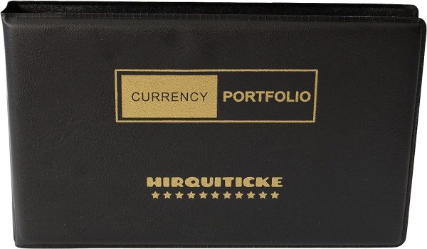 Currency Collection Album - 40 Pockets Note Binder