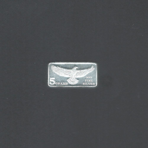 20 Silver Eagle Bullion Bars at 5 Grams Each! Monarch .999