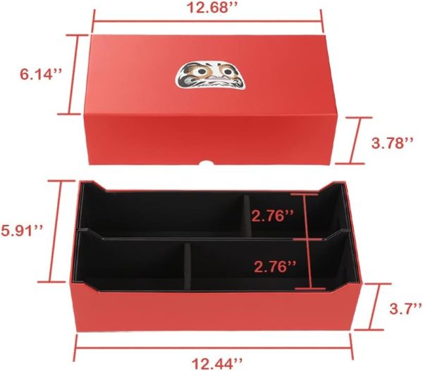 Coin Slabs Storage Box (Holds 50) Red