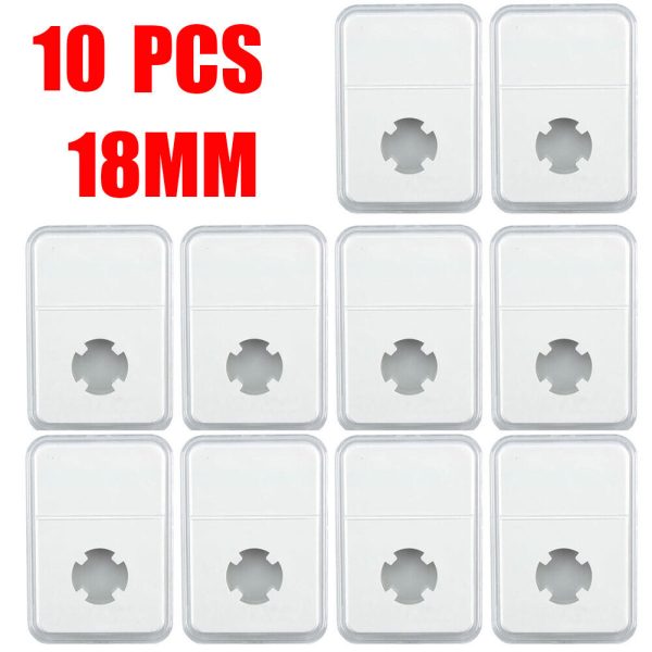 Coin Slab Protector Displays (10 Slab Coin Holders) 18 mm For NGC PCGS Grade or 18 mm Coins