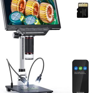 Elikliv EDM201 Pro HDMI Digital Microscope w/ 10" Stand