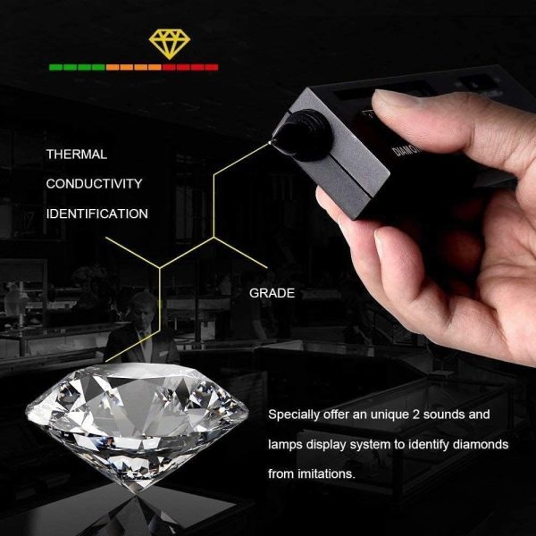 Diamond Tester Pen＋60X Mini LED Magnifying!