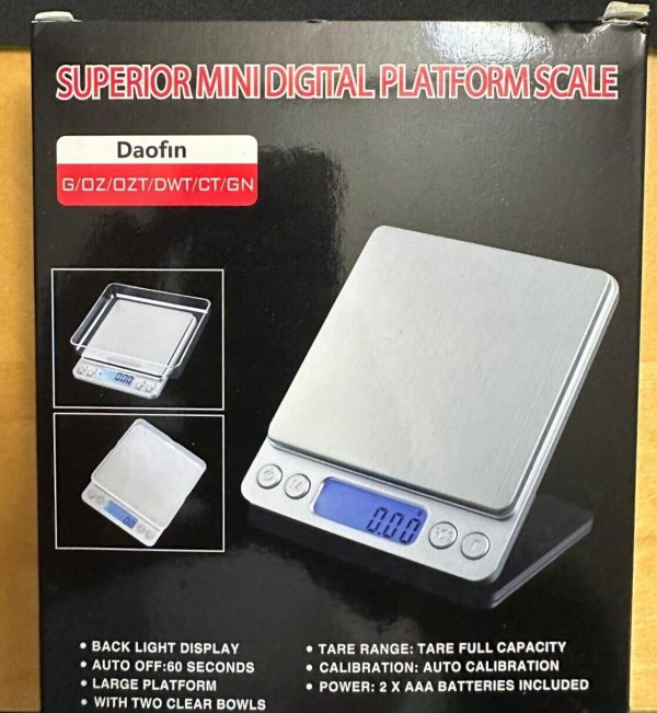 Digital Scale 3000g x 0.1g This is a really nice scale! Know the Weight of your coins!